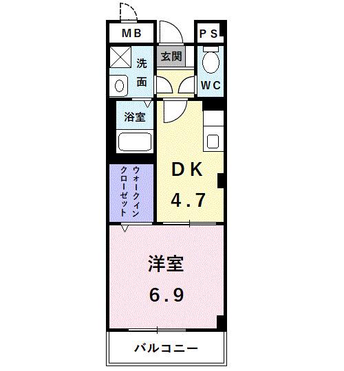 ソレアードスール（403） 間取り図画像