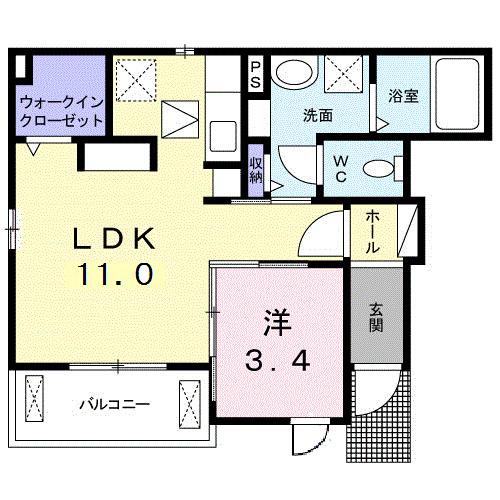 カーサ　彦（101） 間取り図画像