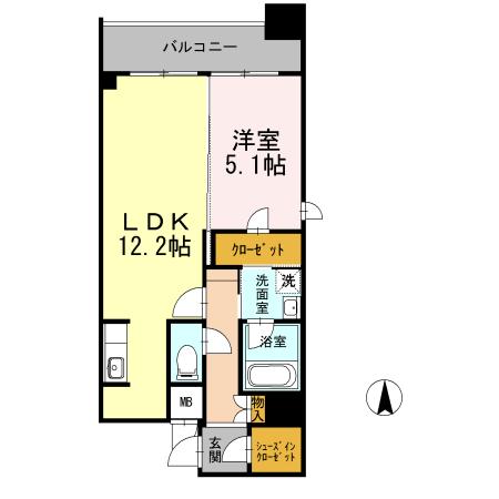 カスタリア堺筋本町（1404） 間取り図画像