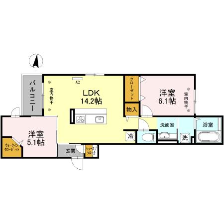 ヴィエン南田辺（301） 間取り図画像