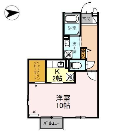 グリーンハイツ西之町（107） 間取り図画像