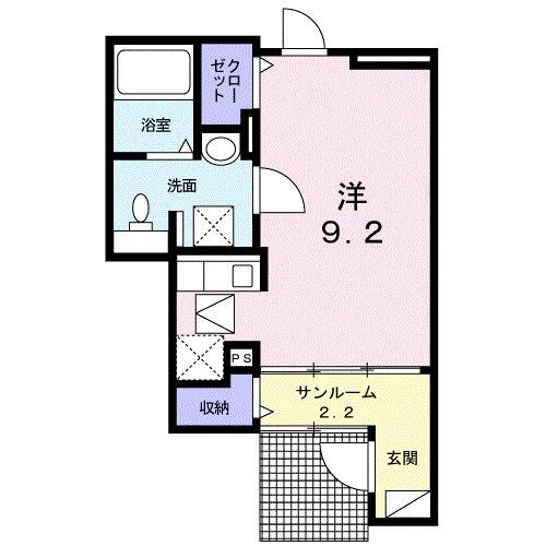 カレント・レジデンスⅡ（102） 間取り図画像