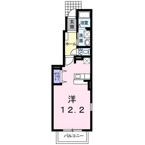 ゾーナ・オヴェスト（101） 間取り図画像