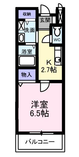 モン・ル　ウエスト（202） 間取り図画像