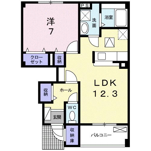 ポーラー・スター（102） 間取り図画像