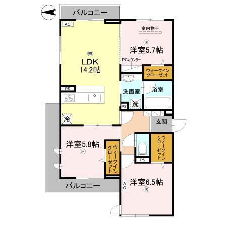  間取り図写真