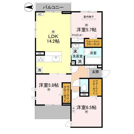  間取り図写真