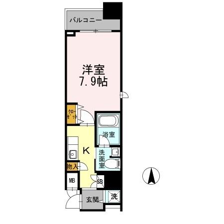 カスタリア堺筋本町（1205） 間取り図画像