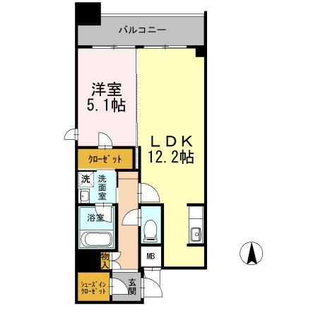 カスタリア堺筋本町（1506） 間取り図画像