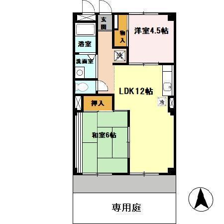 八八(ハチハチ)マンション（102） 間取り図画像