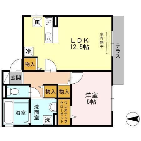 ボンボヌール（101） 間取り図画像