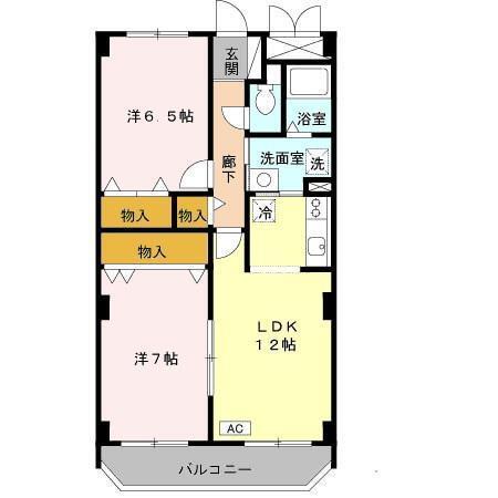 エルロード住吉７号館（211） 間取り図画像