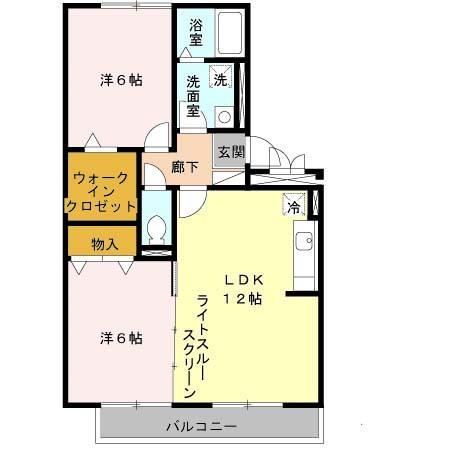 フラワーメゾン　Ｂ棟（B202） 間取り図画像