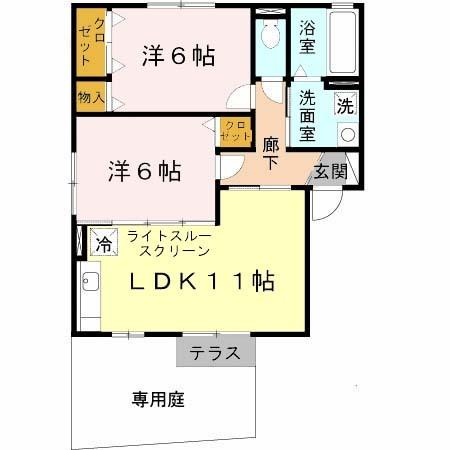 パサージュ（101） 間取り図画像