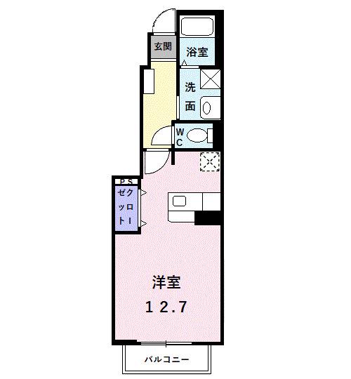 フローラル・ステージ白鷺（102） 間取り図画像