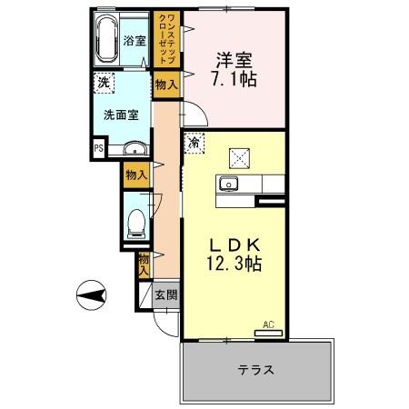 アデレード（105） 間取り図画像