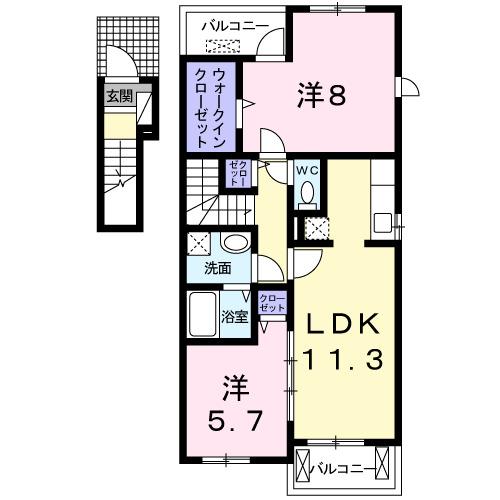 ジャン＆Ｔ（201） 間取り図画像