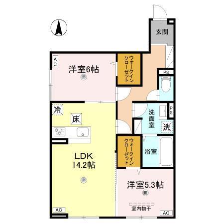 RETORIA阪南町（103） 間取り図画像