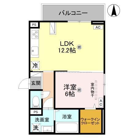 RETORIA阪南町（301） 間取り図画像