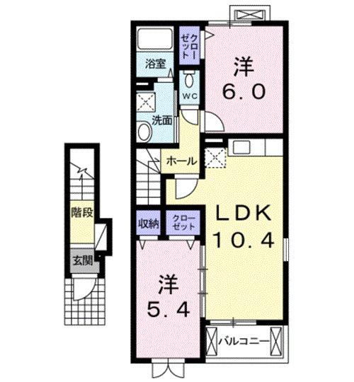 サンリット　ガーデンＢ棟（205） 間取り図画像
