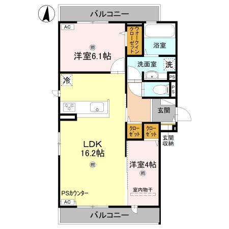 loup de mer（ﾙｰ･ﾄﾞ･ﾒｰﾙ）（303） 間取り図画像
