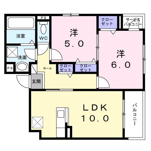 ヒカルサ此花通酉島（203） 間取り図画像