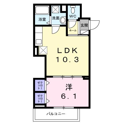 ヒカルサ此花通酉島（201） 間取り図画像