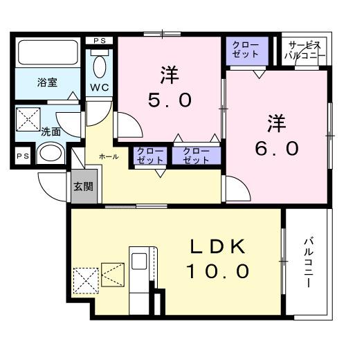 ヒカルサ此花通酉島（103） 間取り図画像
