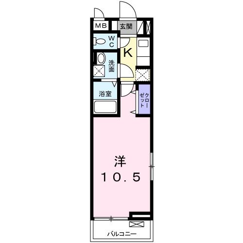 サウスレジデンス　ビッグバード（301） 間取り図画像