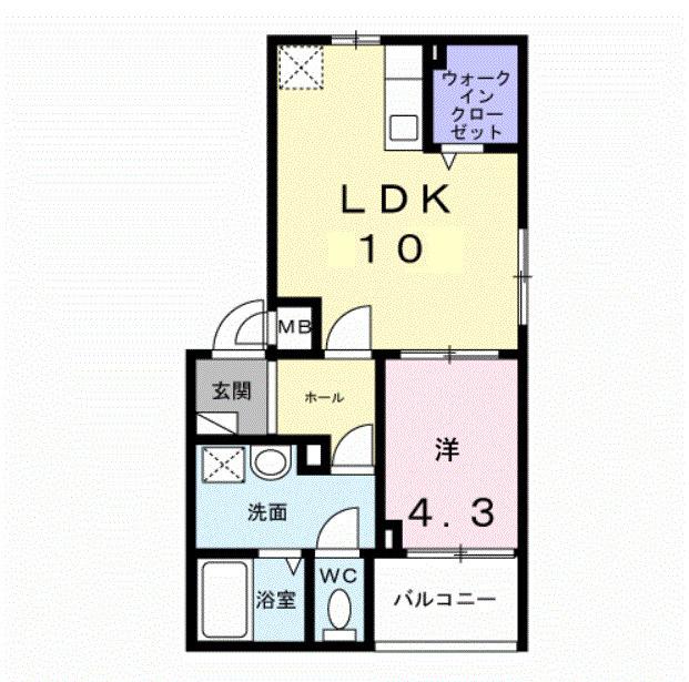 ハートウェル（301） 間取り図画像