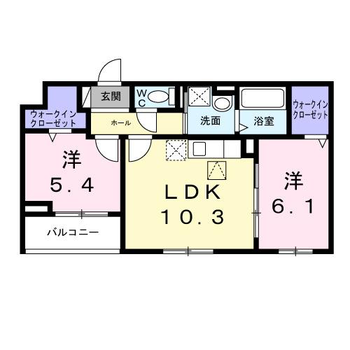 マーレ（103） 間取り図画像