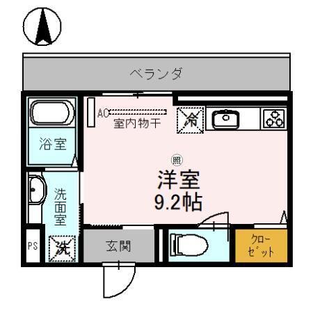 ダイヤモンドフジ鶴橋　プラチナ（203） 間取り図画像