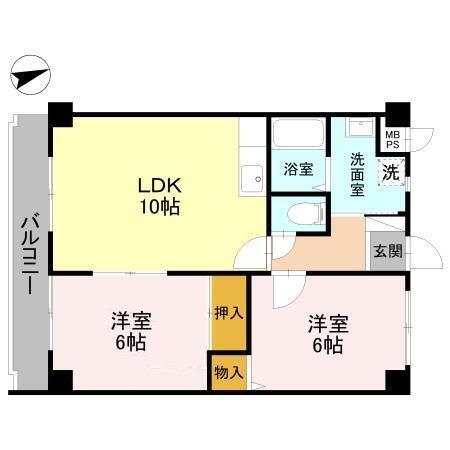 サンライズ三国ヶ丘（202） 間取り図画像