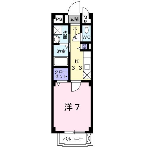 コンフィール（303） 間取り図画像