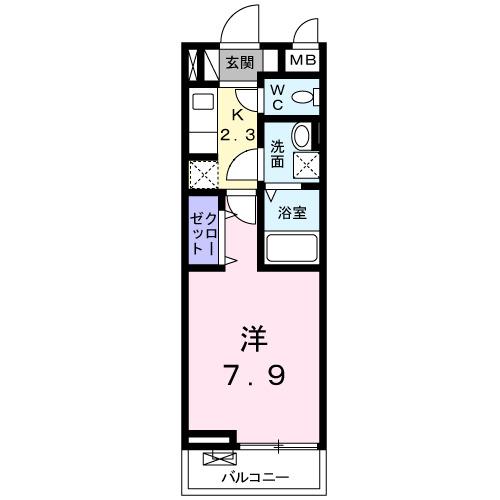ラルエット（303） 間取り図画像
