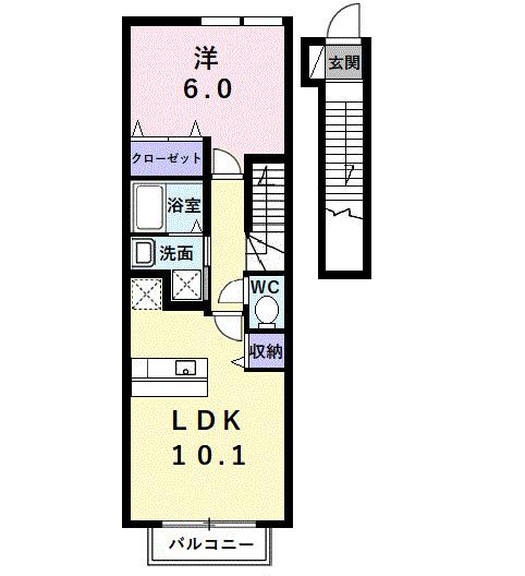 クラールコート（206） 間取り図画像