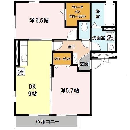 フローリッシュ新金岡（101） 間取り図画像