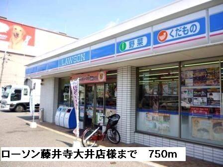 ローソン藤井寺大井店様：750m