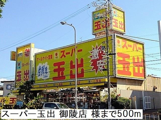 スーパー玉出 御陵店様：500m
