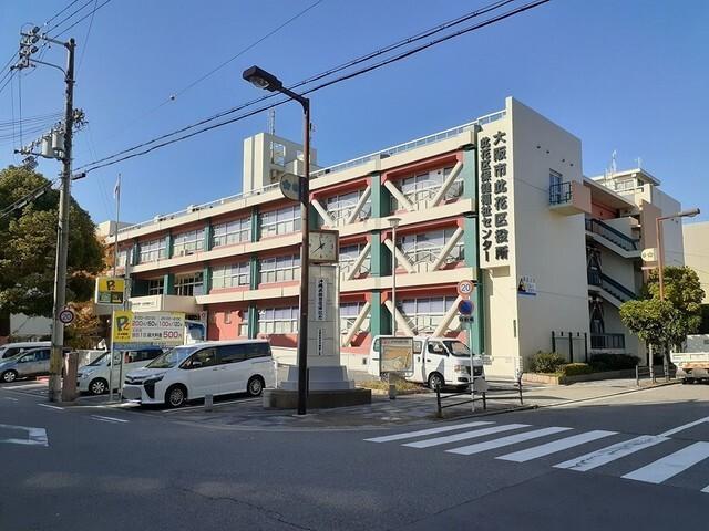 此花区役所：1800m