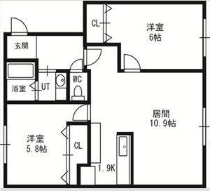 パレットコートK 間取り図画像
