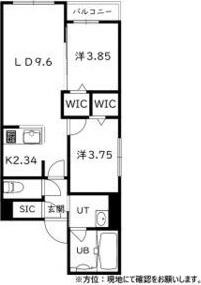 La.Dimora　本郷(ラ　ディモーラ本郷)（401） 間取り図画像