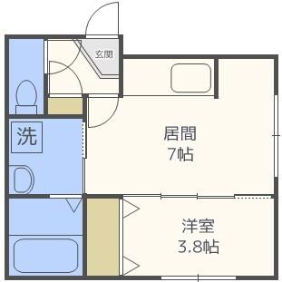 CASA　N7（201） 間取り図画像