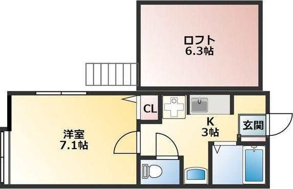 リバイブI（201） 間取り図画像