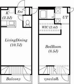 エフォート北郷B（404） 間取り図画像