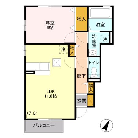 プランドールⅠ(アイ)（105） 間取り図画像