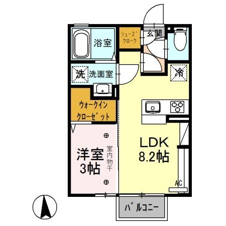 アドバンス（205） 間取り図画像