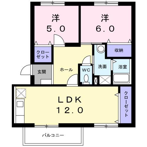 ロイヤルエステート神明Ａ（203） 間取り図画像