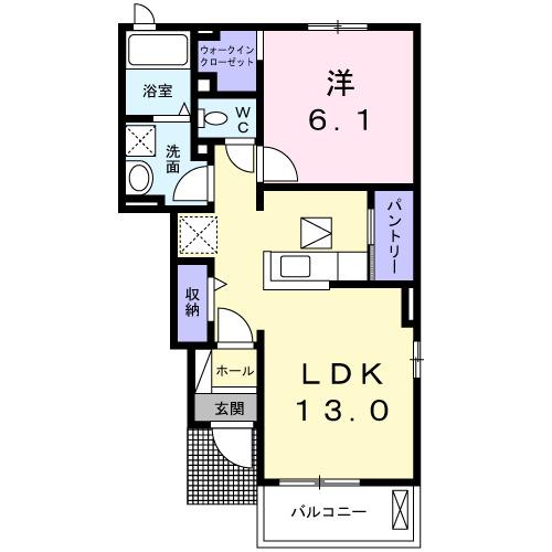 エレガンスＦ（102） 間取り図画像