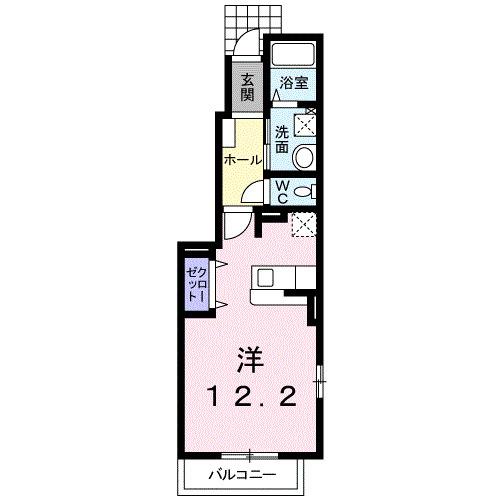 クレメントＡ（101） 間取り図画像